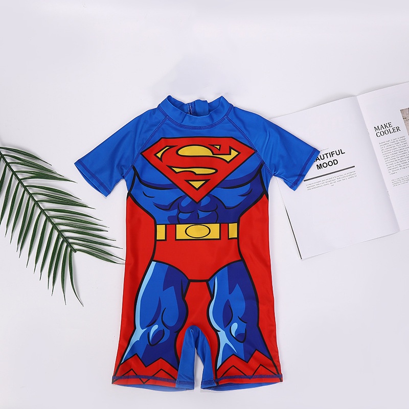 Bộ Đồ Bơi In Hình Người Nhện Marvel Dễ Thương Cho Bé Trai