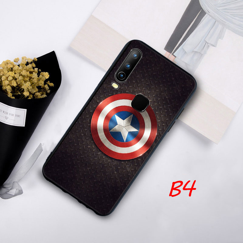 Captain America Marvel phone case For VIVO Y85 Y67 V5s Y66 Y75 Y79 Y89 V5 Plus V5 Lite V9 V11 V15 Pro U3 V7 Plus Cover soft