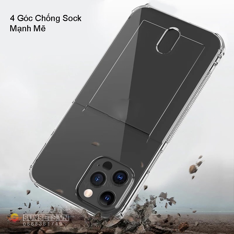 Ốp lưng iPhone 13/ 13 Pro/ 12/ 11/ 7/ 8 Plus/ XR/ XS Max Ngăn đựng thẻ