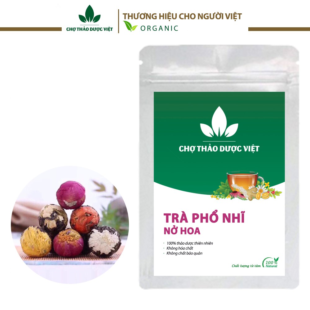1kg Trà Phổ Nhĩ Nở Hoa (Các Viên Tự Chọn)