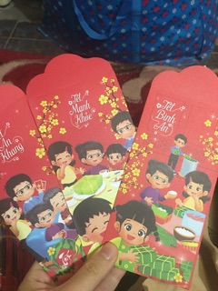 Lì xì tết.