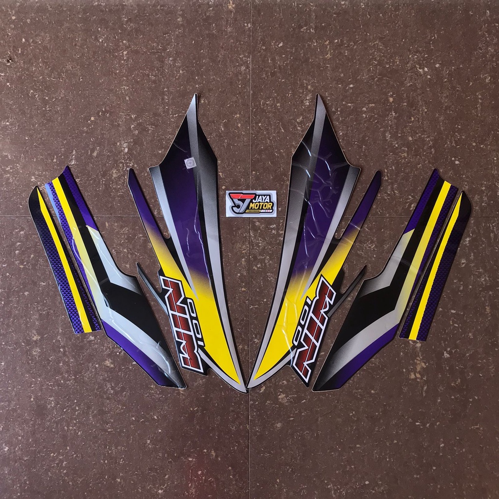 Miếng Dán Đề Can Màu Vàng Tím Dùng Để Trang Trí Xe Hơi Win 100 2002-2003 HONDA