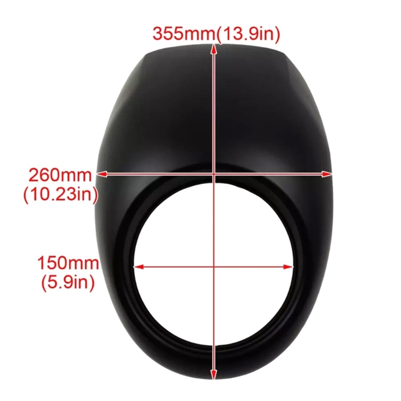 Đèn Pha Trước Màu Đen Chuyên Dụng Cho Xe Mô Tô 883 XL 1200