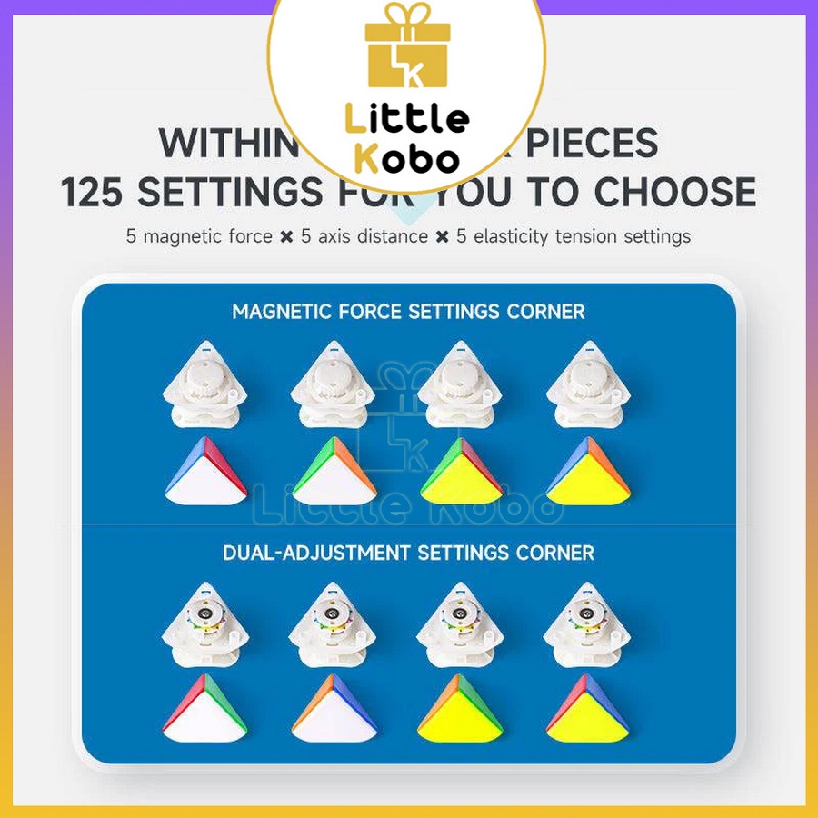 Rubik X-man QiYi XMD Skewb Wingy V2 M Rubic Biến Thể Đồ Chơi Trí Tuệ Có Nam Châm