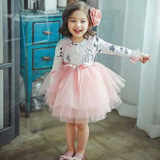 Váy hồng xinh cho bé gái