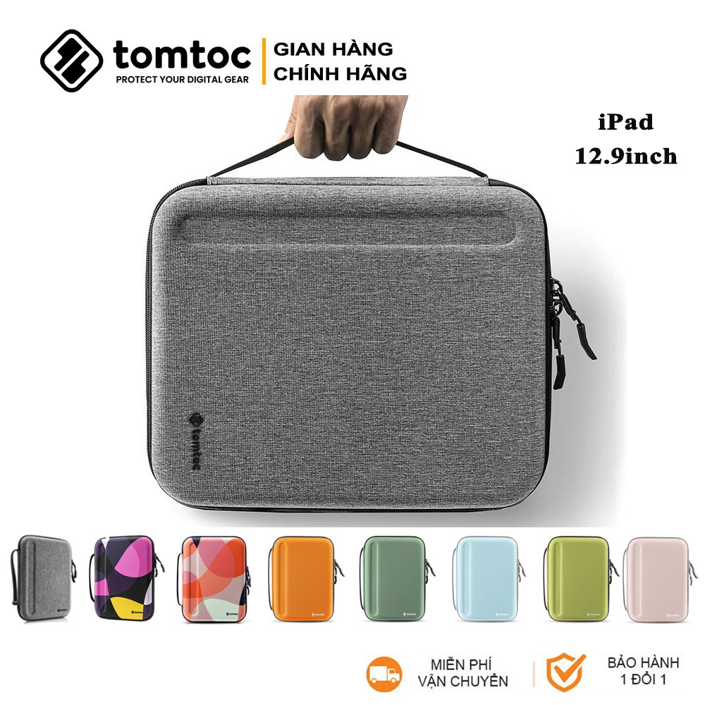 Túi chống va đập TOMTOC Portfolio holder hardshell cho iPad Pro 12.9inch &amp; Surface 12.3 - A06-004 - Phân Phối Chính Hãng