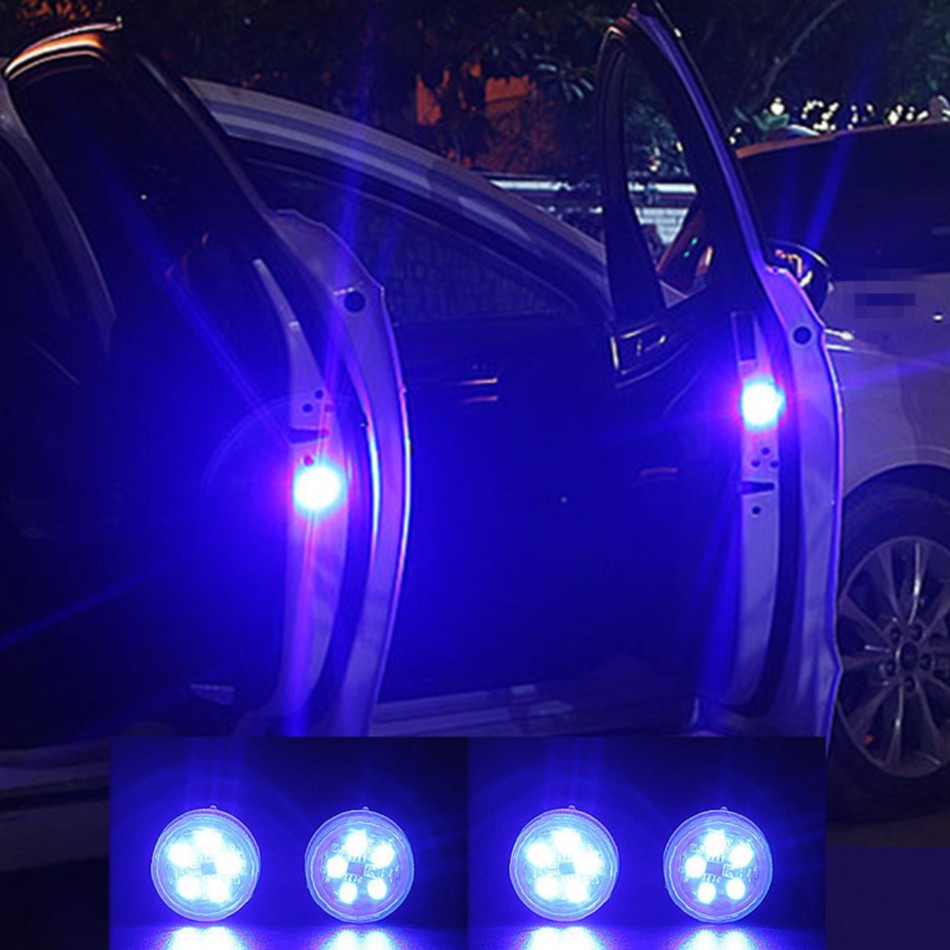 Set 2 đèn LED cảnh báo từ tính không dây LYMOYO gắn cửa xe hơi