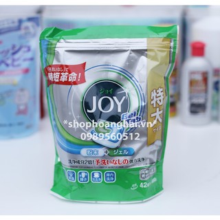 Viên rửa bát chuyên dụng cho máy rửa bát Joy Gel Nhật Bản gói 42 viên