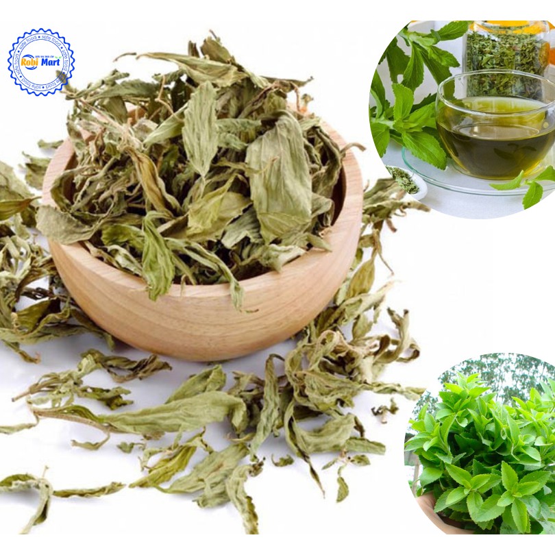 Cỏ ngọt sấy lạnh - Gói trà hoa khô - Hoa thảo mộc - Khối lượng 50 gram