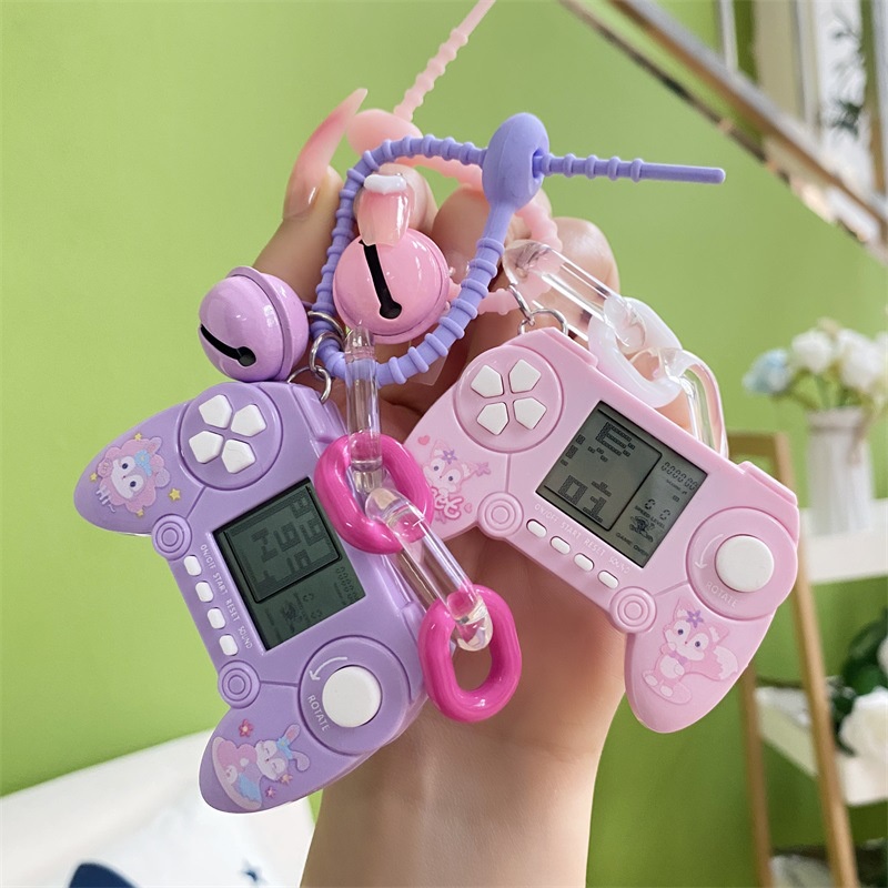 Móc Khóa Gắn Máy Chơi Game Tetris Mini Sáng Tạo