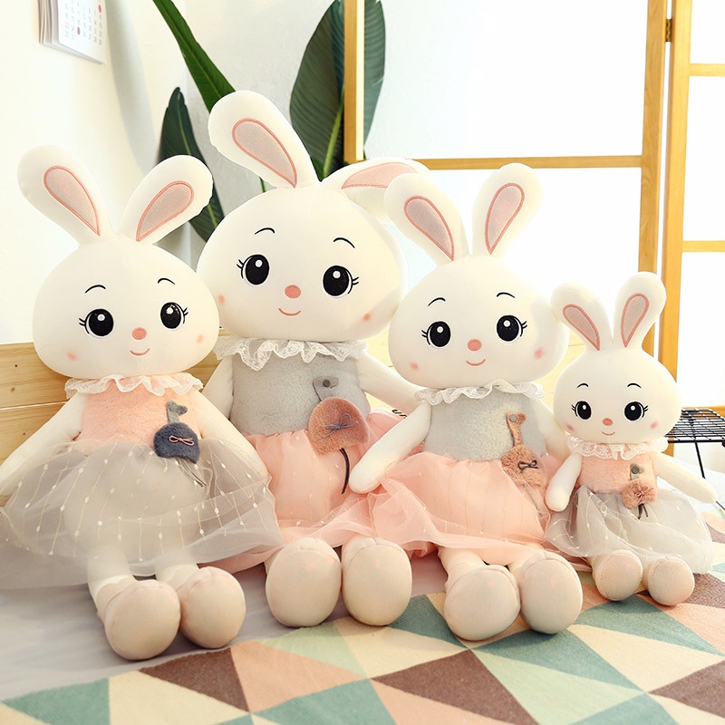 Thỏ Nhồi Bông Dễ Thương Kích Thước 45cm - 120cm