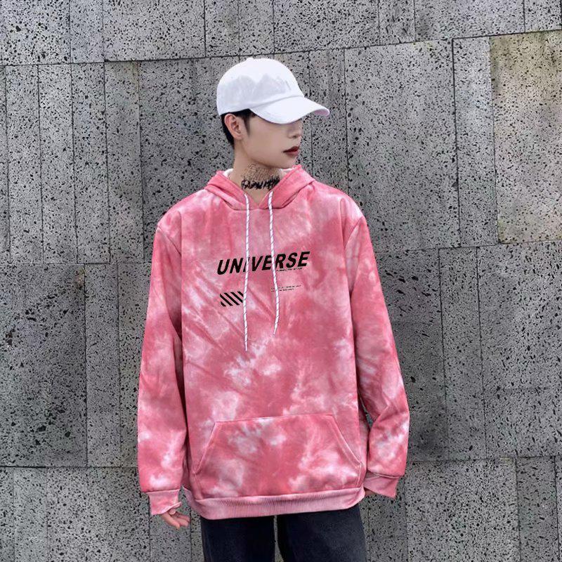 Áo Khoác Hoodie Tay Dài In Hình Cà Vạt Màu Sắc Đa Dạng Phong Cách Harajuku Size M-5xl Với 4 Màu Lựa Chọn