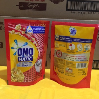 Nước giặt Omo matic tinh dầu thơm gel đậm đặc 150gram