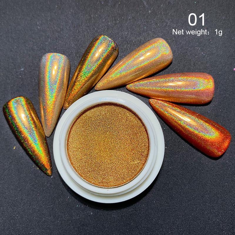 Bột tráng gương nail