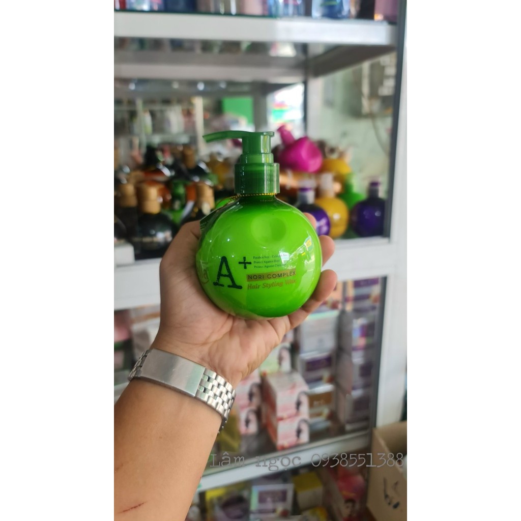 WAX tạo kiểu tóc xoăn KELLA  A+ NORI COMPLEX 250ml  CHÍNH HÃNG  tạo kiểu, giúp tóc luôn óng mượt mềm mại, và bồng bềnh