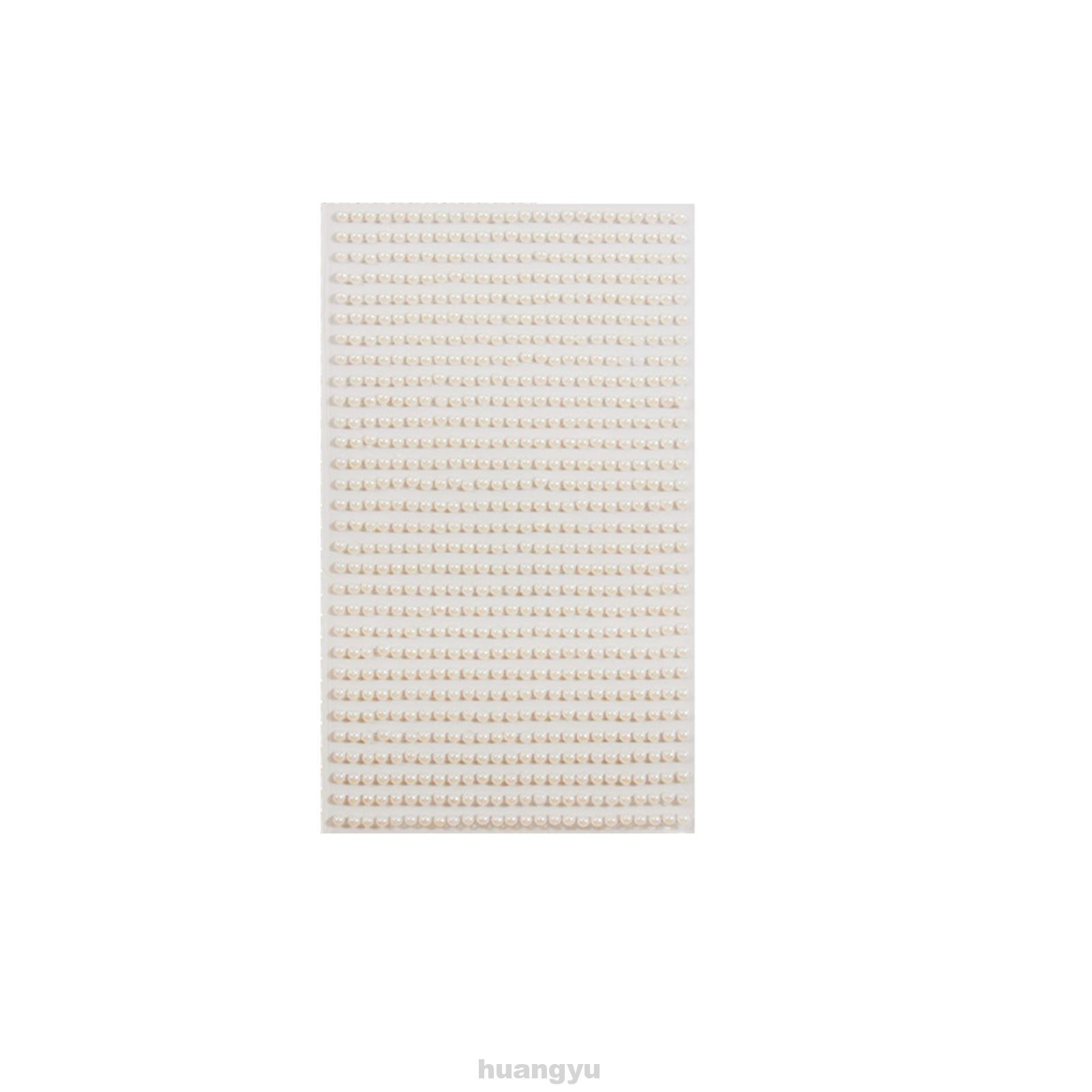 (hàng Mới Về) Miếng Dán Ngọc Trai 3d 3mm 4mm 5mm 6mm Tự Dính Trang Điểm Mặt Và Cơ Thể | BigBuy360 - bigbuy360.vn