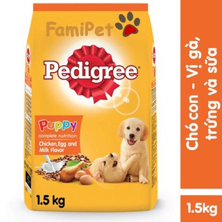 Thức Ăn Khô Cho Chó Con Vị Gà, Trứng và Sữa Pedigree 1.3kg