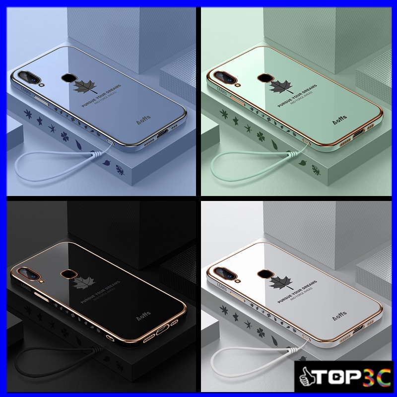 Ốp lưng vivo Y85 Ốp lưng vivo V9 điện thoại in hình lá phong cho Vivo Y85 Vivo V9 FY