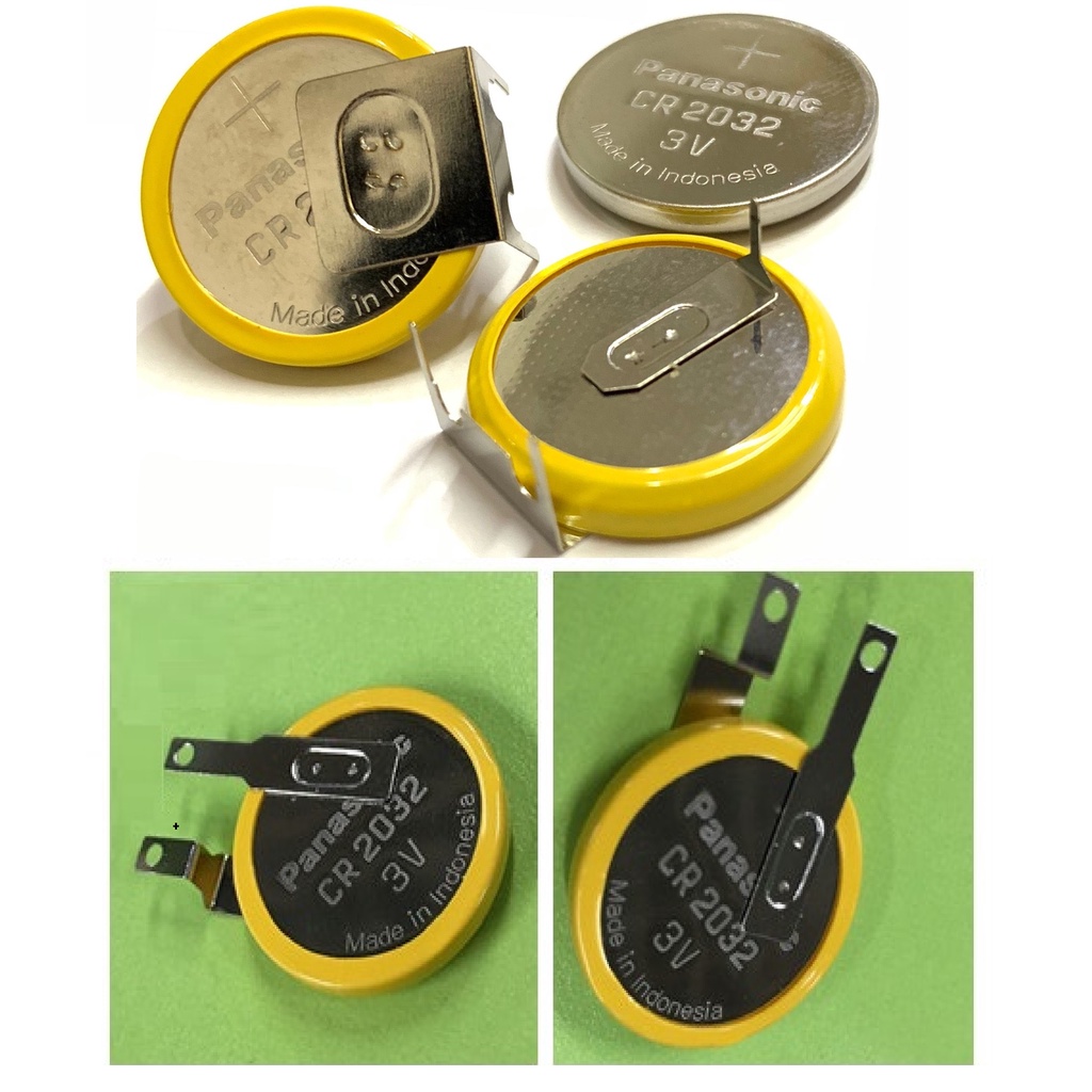 Pin nồi cơm nhật CR2032 3V Panasonic Maxell chân hàn nằm