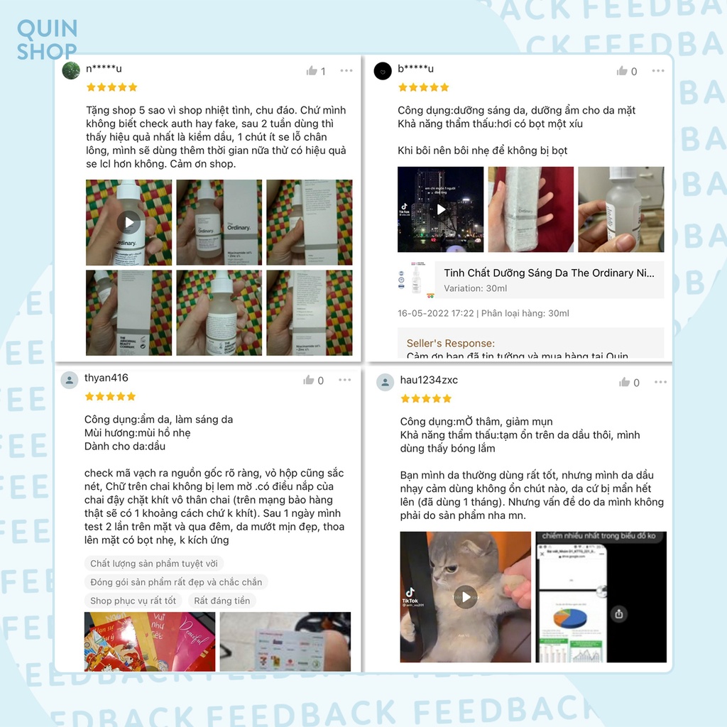 Tinh Chất Giảm Mụn, Mờ Thâm The Ordinary Niacinamide 10% + Zinc 1% Serum