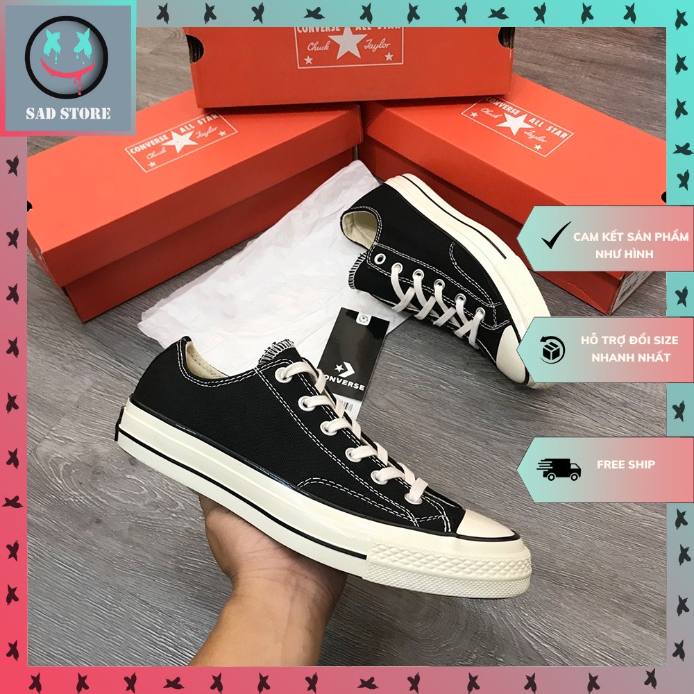 Giày_Converse Cổ Thấp, Giày CV 1970s Low Top Nam Nữ Thể Thao Thời Trang Hàng Đẹp Full Box