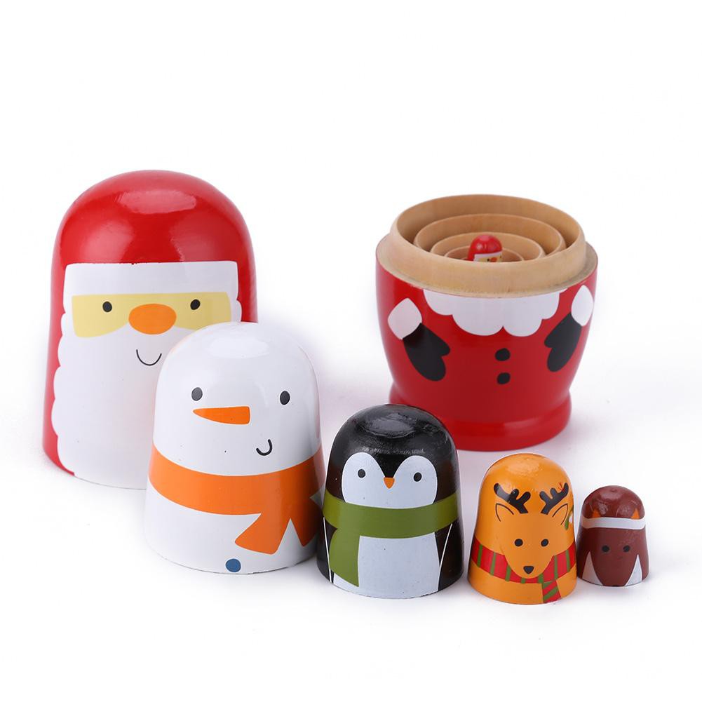 6 Búp Bê Nga Matryoshka Bằng Gỗ