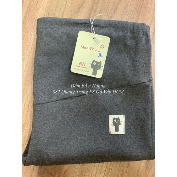 [Size 40 đến 80kg] Quần bầu legging dài cạp cao thun cotton loại 1 dày vừa phải co dãn thoải mái mát không xù