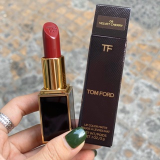Son Tom Ford 08 Velvet Cherry đỏ rượu vang