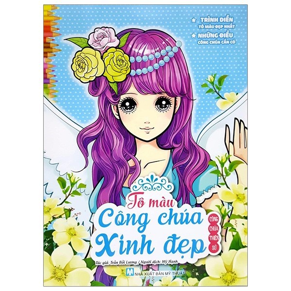 Sách - Tô Màu Công Chúa Xinh Đẹp - Công Chúa Thiên Sứ