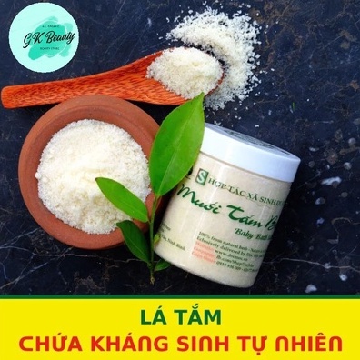 MUỐI TẮM BÉ ĐỘC MỘC + MUỐI TẮM BÉ SINH DƯỢC + SẠCH RÔM SẨY,CỨT TRÂU - GK BEAUTY