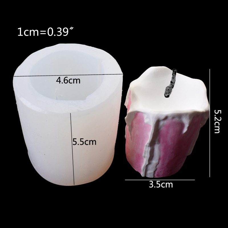 Khuôn Silicone Làm Nến / Xà Phòng / Socola 3D DIY