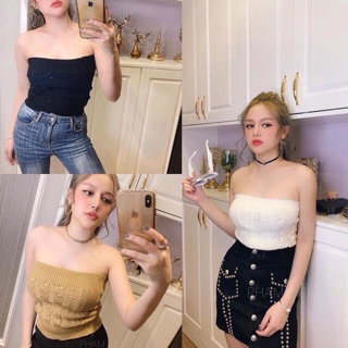 [HÀNG CAO CẤP] Áo len thừng ống bo chun Qc
