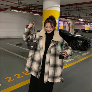 ORDER Áo khoác dạ lót lông cừu cực ấm phong cách ulzzang (mã 78)