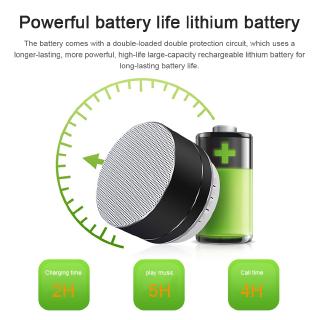 A10 Small Steel Cannon Usb Card Wireless Bluetooth Speaker