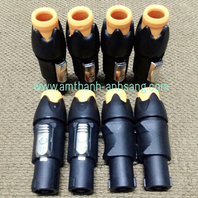 Rắc loa speakon, 01 cái jack cắm loa, cục đẩy, main âm thanh sân khấu chuyên nghiệp