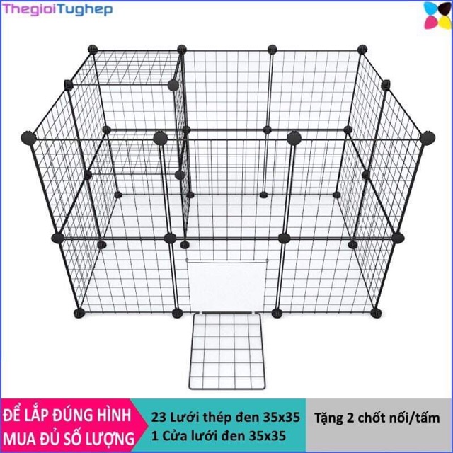 Sỉ Sll- [TẶNG KÈM CHỐT] LỒNG CHUỒNG QUÂY THÚ CƯNG. BÁN THEO TẤM