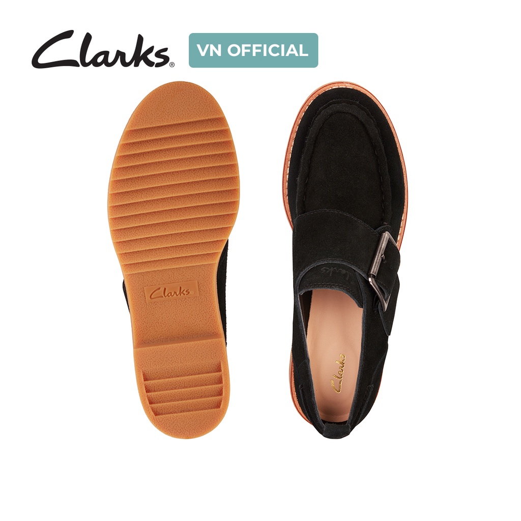 Bốt thời trang nữ CLARKS Eden Mid Monk màu đen