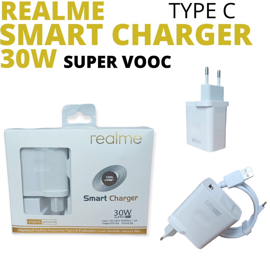 Dây Cáp Sạc Nhanh Type-C 100% Chính Hãng Tc Realme 30w Realme