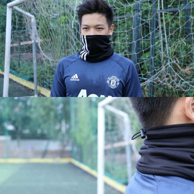 KHĂN ỐNG ADIDAS ĐA NĂNG ĐI PHƯỢT- TRÙM ĐẦU, KHẨU TRANG VẢI NỈ 2 LỚP DÀY DẶN NECK WARMER