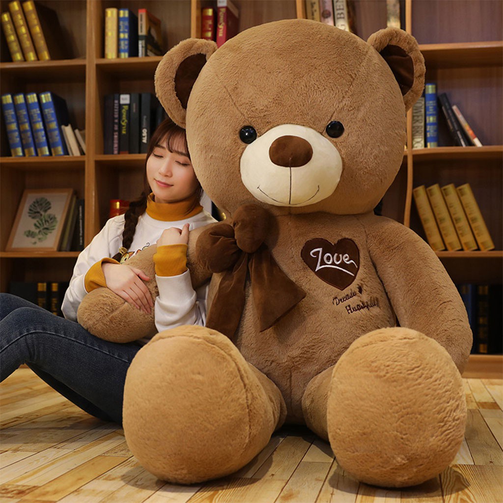 Gấu bông teddy siêu to cỡ lớn siêu đẹp siêu cute, thú nhồi bông sang trọng, Đồ chơi thú bông