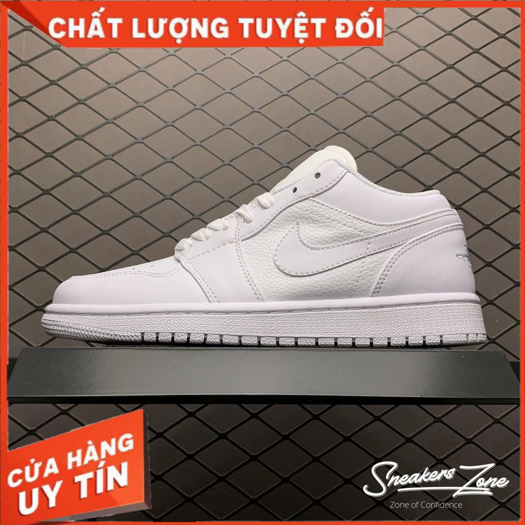 (FREESHIP+HỘP+QUÀ) Giày Thể Thao Sneakers AIR JORDAN 1 Low full white full trắng cổ thấp cực đẹp cho cả nam và nữ | BigBuy360 - bigbuy360.vn