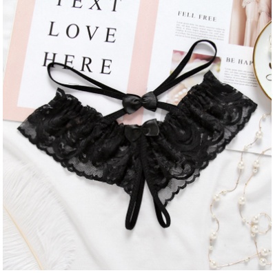 Quần lót nữ lọt khe chất ren phối đáy cotton cao cấp sexy | BigBuy360 - bigbuy360.vn