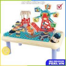 Đồ chơi bàn Lego vòng xoay khổng lồ-Trò chơi giải trí-tăng tư duy logic-montessori-học tập hiệu quả