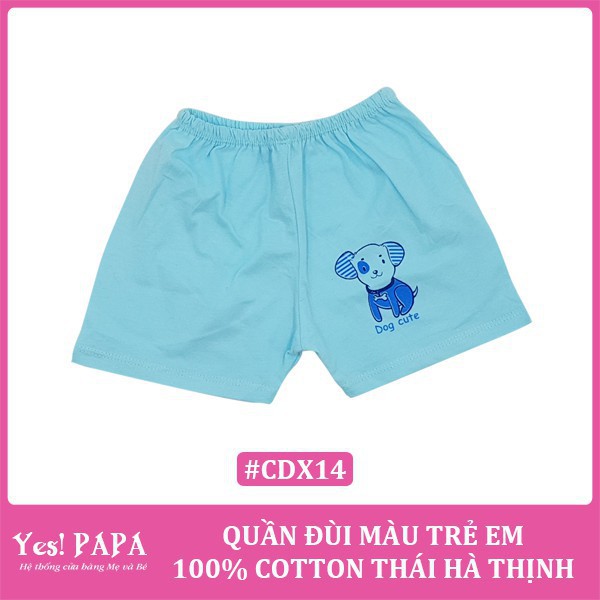 Quần đùi màu trẻ em 100% cotton Thái Hà Thịnh