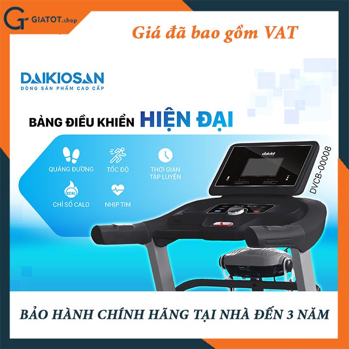 Máy chạy bộ đa năng chính hãng Daikiosan DVCB-00008