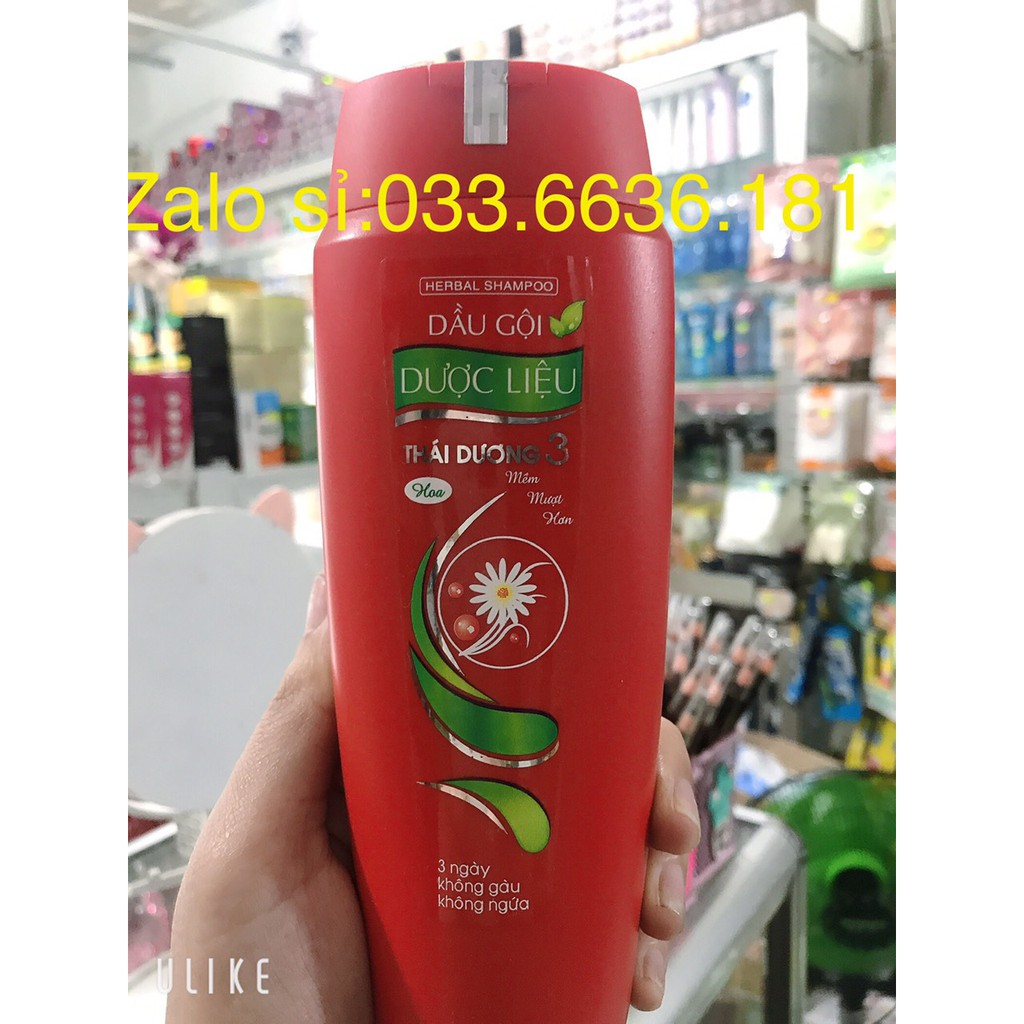 [chuẩn hàng cty 100%] dầu gội dược liệu THÁI DƯƠNG 3 mềm mượt hơn 3 ngày không gầu không ngứa 200ml