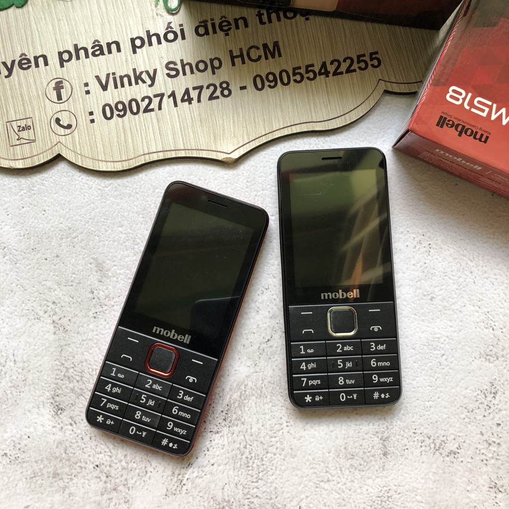 ĐIỆN THOẠI MOBELL M518 2 SIM CHÍNH HÃNG BẢO HÀNH 12 THÁNG