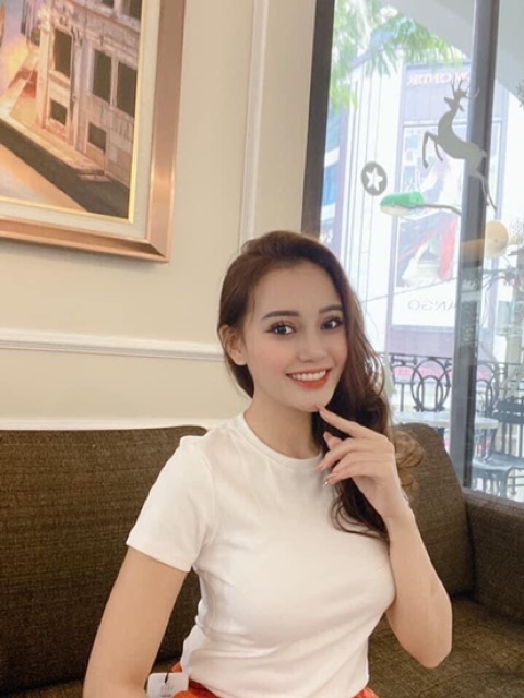 ẢNH THẬT - ÁO PHÔNG NỮ CỔ TRÒN CHẤT ĐẸP | BigBuy360 - bigbuy360.vn