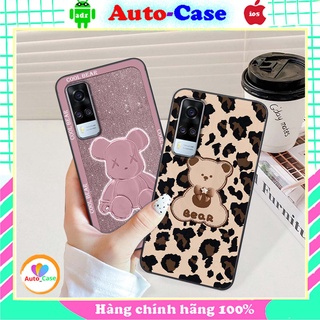 Ốp Vivo Y51 2020 / Y51S / Y69 / Y75 in hình Gấu, Bear, Bearbiick, Caro cao cấp