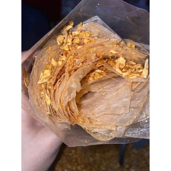 BÁNH TRÁNG MUỐI TỎI XIKE SIÊU CAY